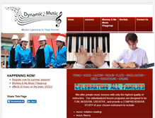 Tablet Screenshot of dynamicmusiconline.com